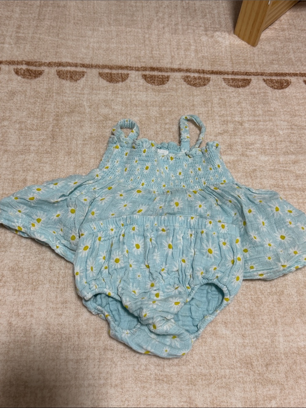 Angel Dear Light Blue Daisy Set